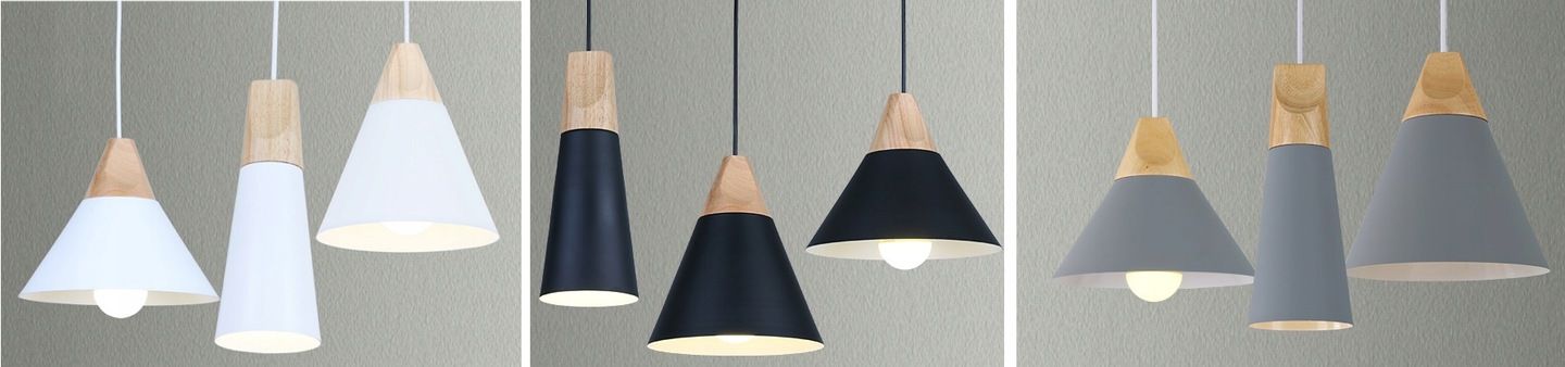 Lampada Da Soffitto Scandi Set Cp Bianca