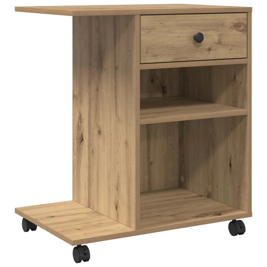 Supporto per Stampante Rovere Artigianale 60 x 40 x 68.5 cm