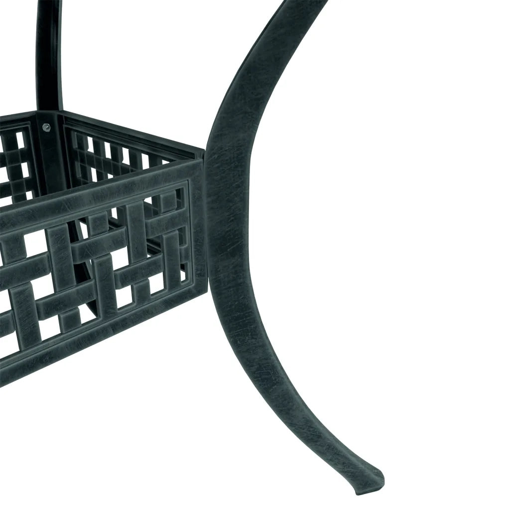 vidaXL Set da Bistrò 3 pz Verde in Alluminio Pressofuso