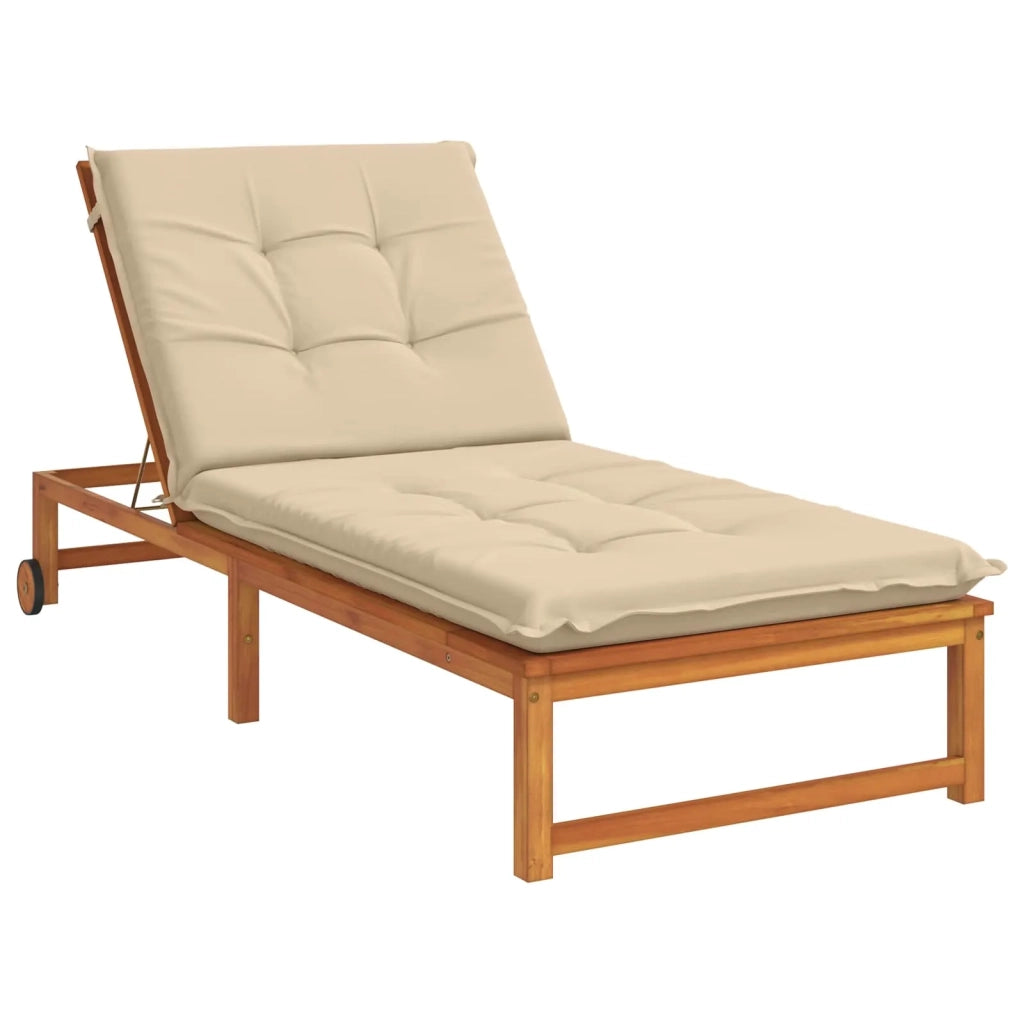 Cuscino per Lettino GEMERT 100% Poliestere Crema 947467