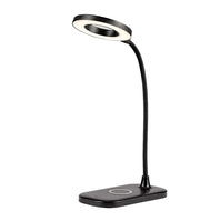 Lampada da scrivania LED nera 5W dimmer Hardin Rabalux