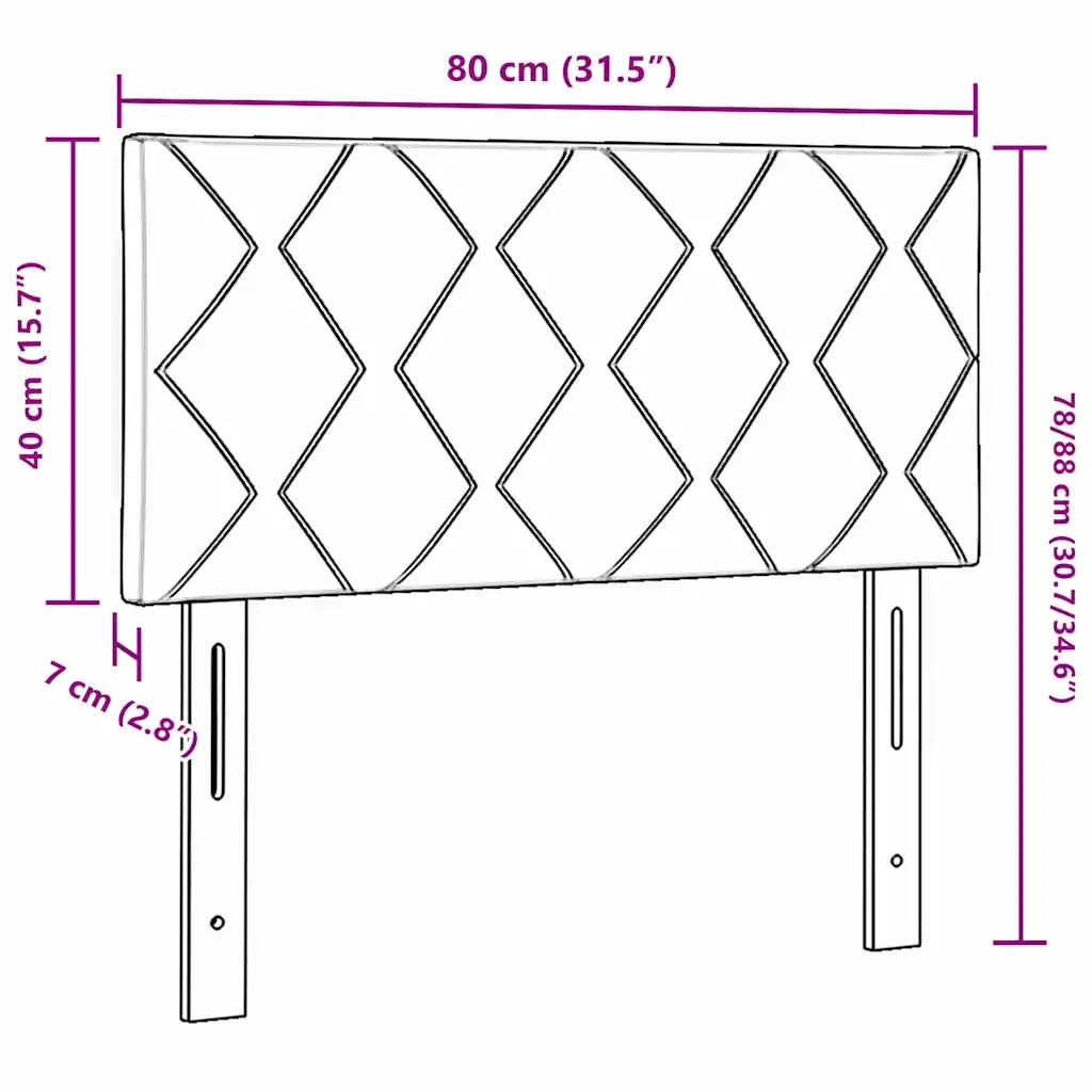 Testiera Talpa 80 cm Tessuto 42007206