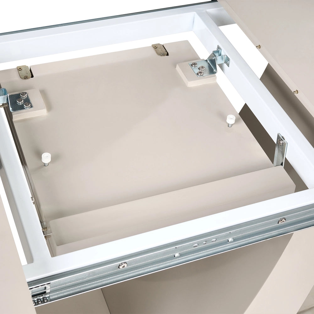 Tavolo da pranzo MDF beige chiaro 160/200 x 90 cm Allungabile Rettangolare Moderno Sala da pranzo Cucina