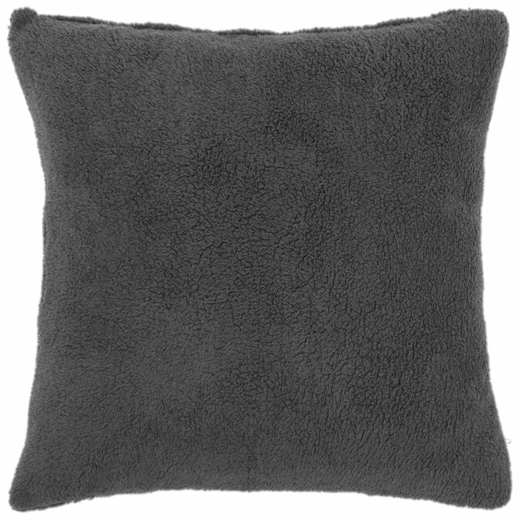 Federa 6 pcs HEERLEN Grigio Scuro 70 x 70 cm Bouclé 913396