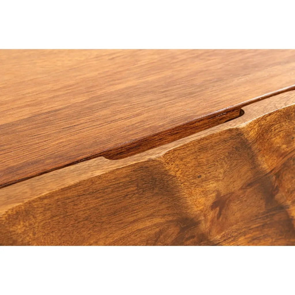 Buffet 180 cm 4 porte legno scolpito naturale – Collezione SILVA