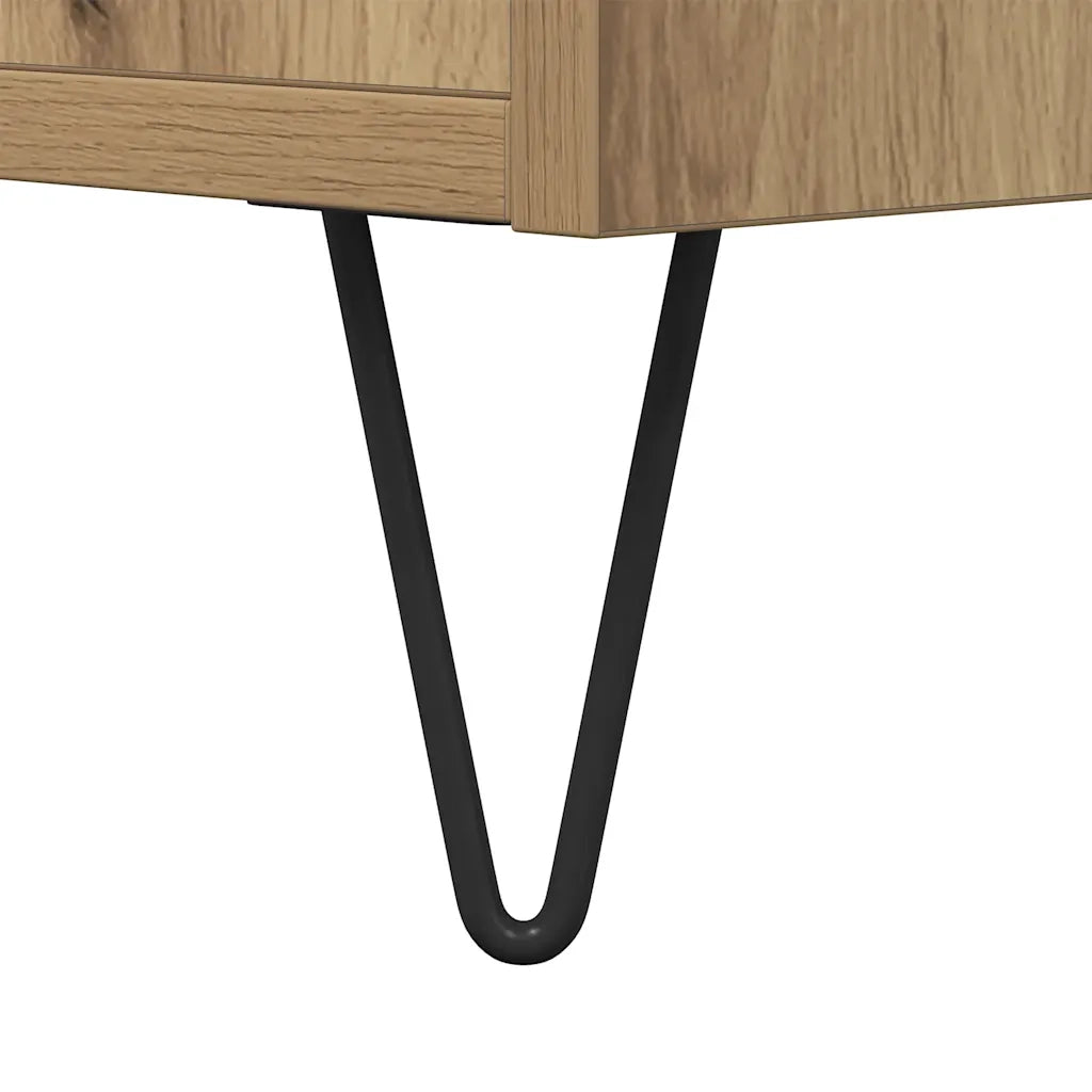 Credenza Rovere Artigianale 69,5x34x90 cm in Legno Multistrato