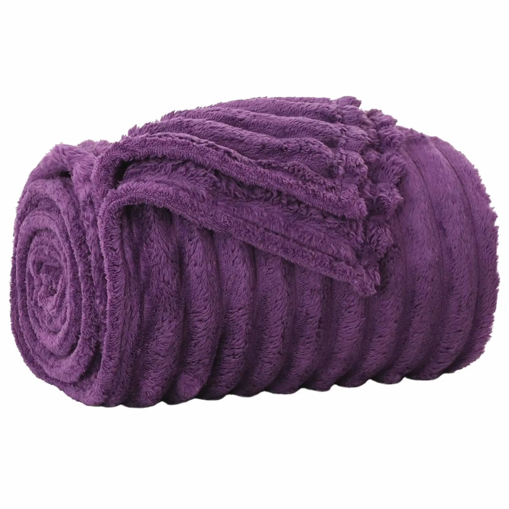 Coperta Viola 150 x 130 cm Panno