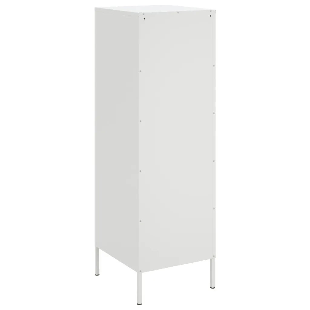 Credenza Bianca 36x39x113 cm in Acciaio