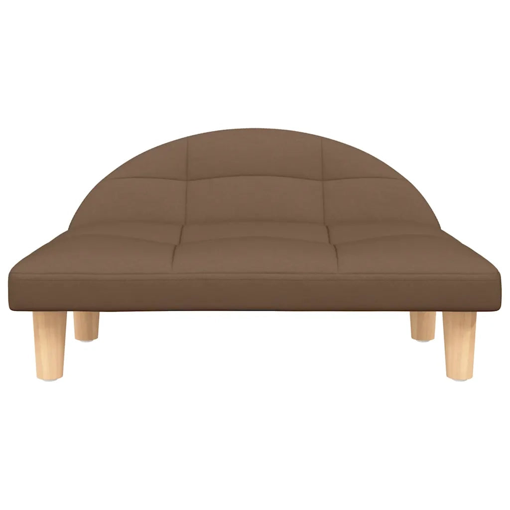 Lettino per Cani Marrone 70x52x30 cm in Tessuto 171935