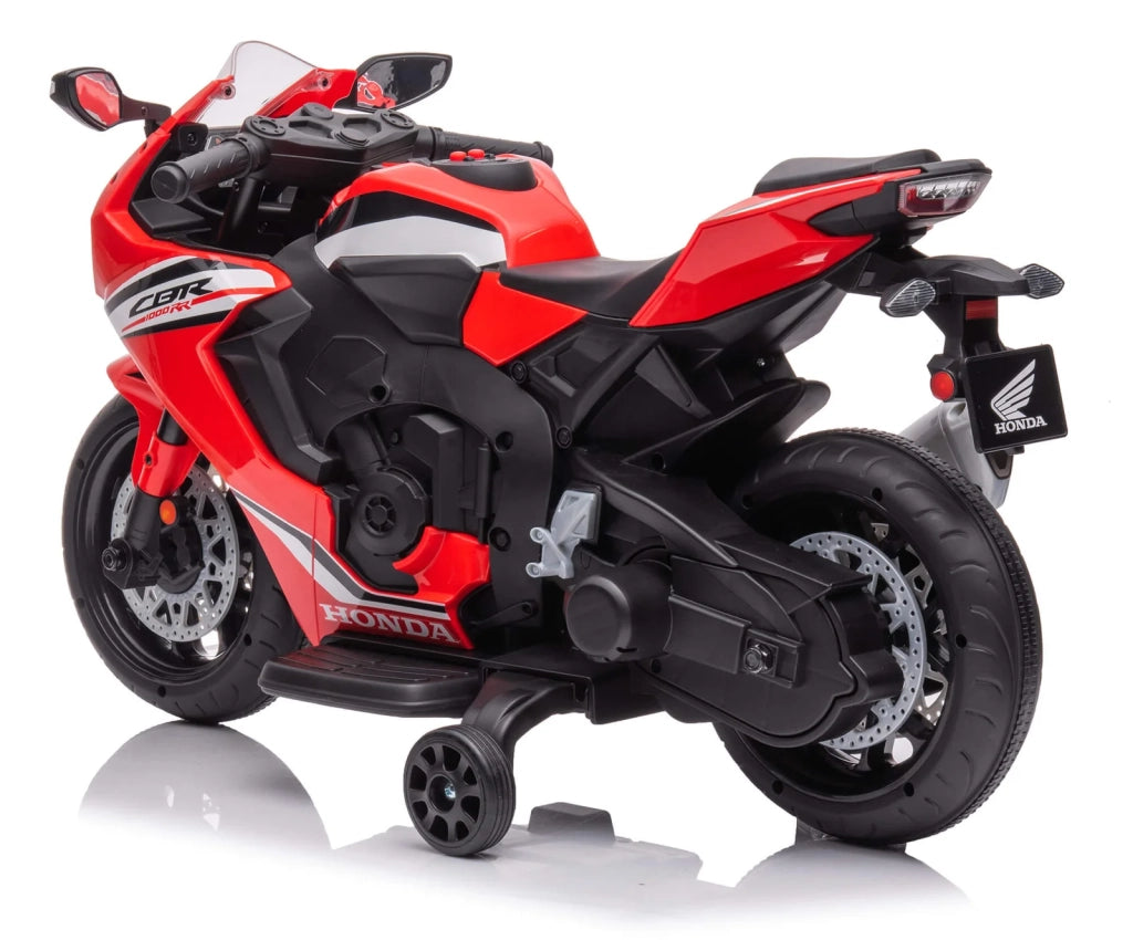 Moto Elettrica per Bambini 12V con Licenza Honda CBR 1000RR Rossa