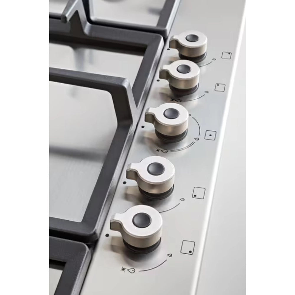 Piano cottura Bertazzoni P905CPROX a gas 90 cm. 5 zone dual wok centrale inox