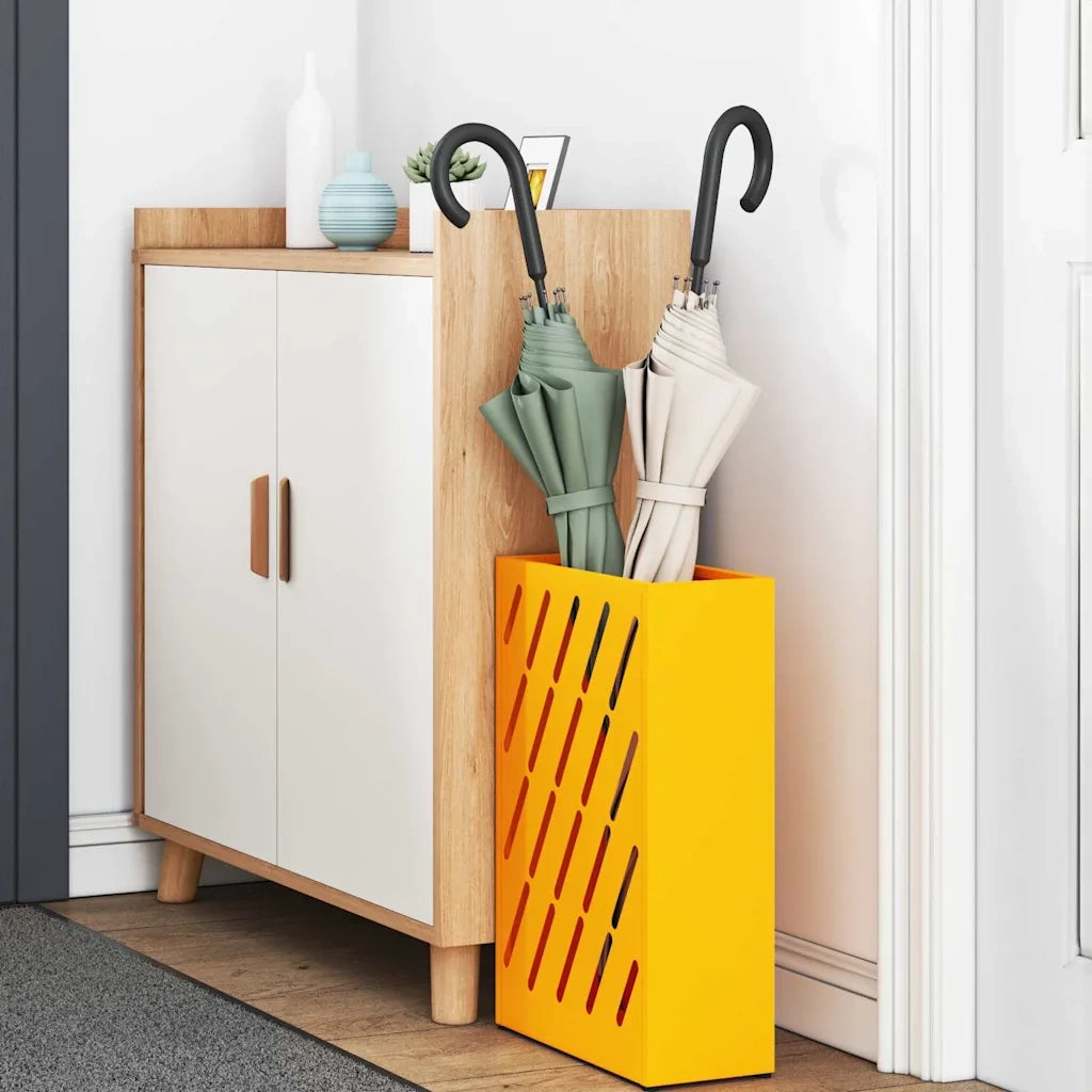 Supporto per Ombrellone giallo senape 28 x 12 x 41 cm Acciaio CFW6205071