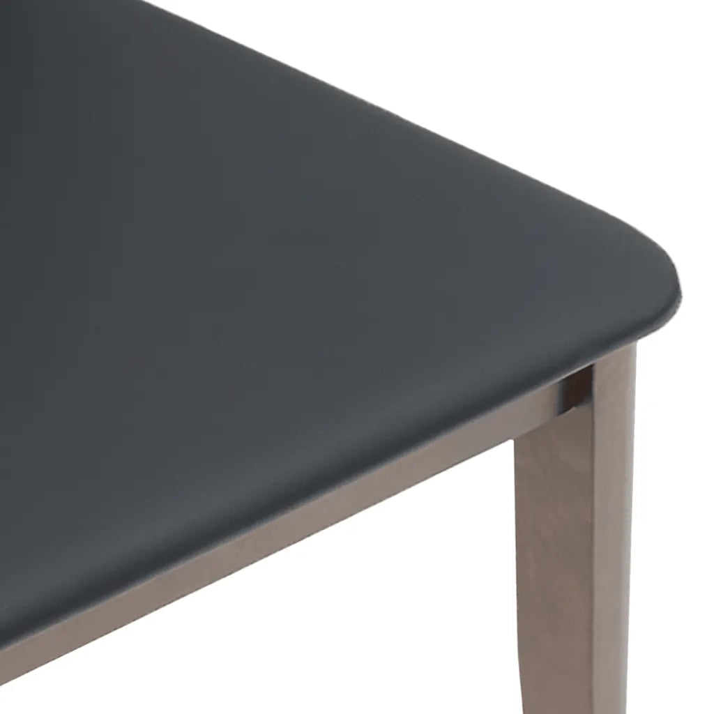 Sedie da Pranzo con Cuscini 2pz Marrone Legno Massello di Hevea 4102449