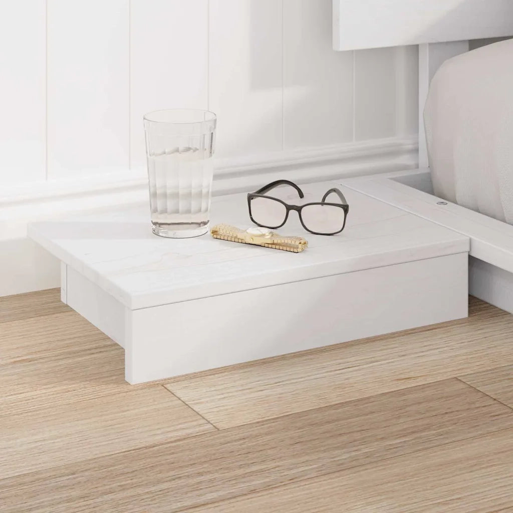 Struttura del letto Bianco 200 x 200 cm legno