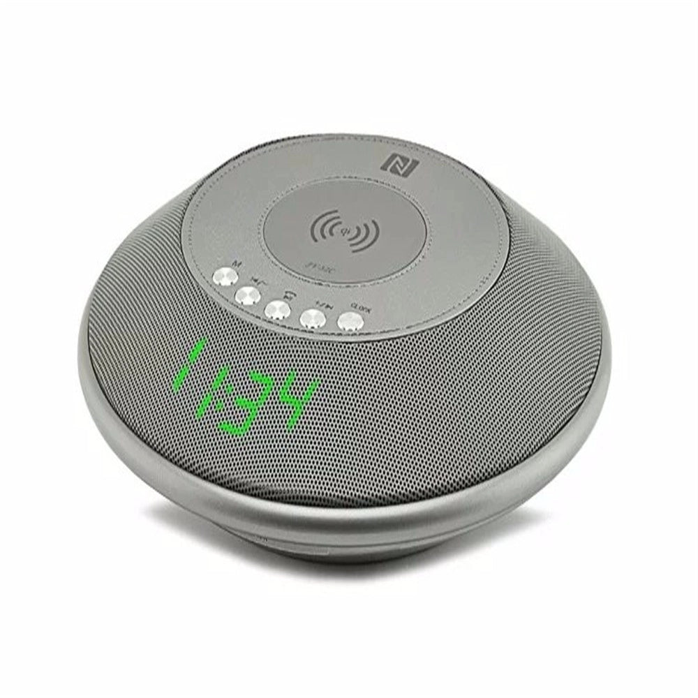 Trade Shop - Altoparlante Bluetooth Con Orologio Radio Tf Card Aux 3w Wireless Per Cellulare -