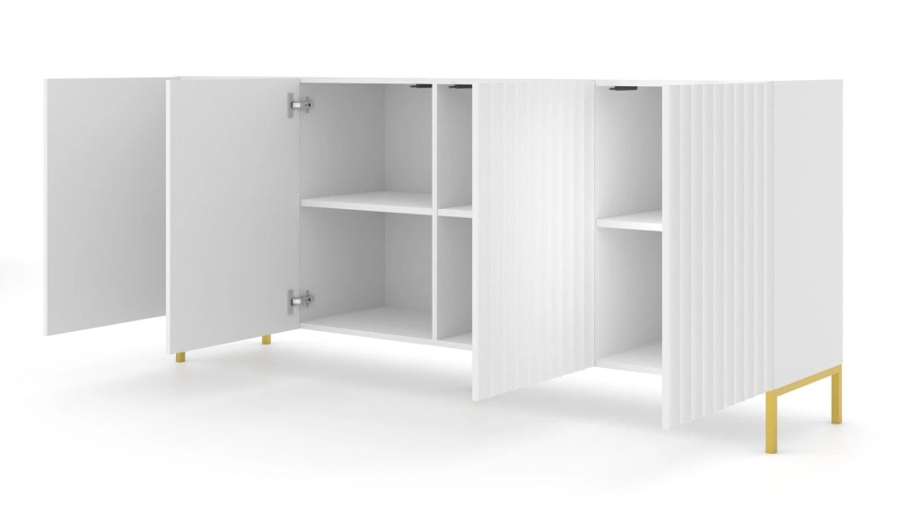 CREDENZA WAVE CABINET 200 4D BIANCO OPACO