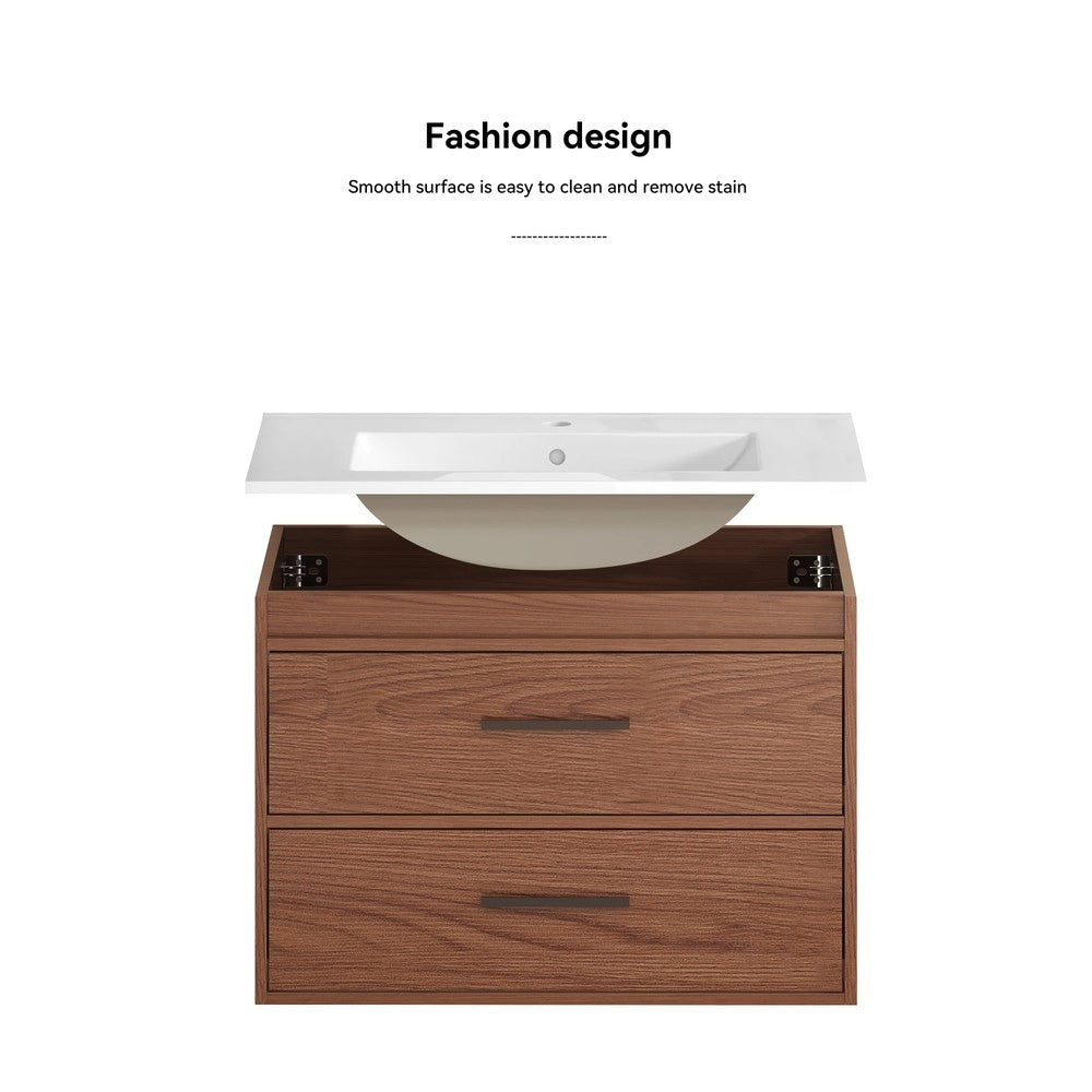 Armadietto Bagno con Cassetti ¨C Xylo ¨C Marrone, 75 cm