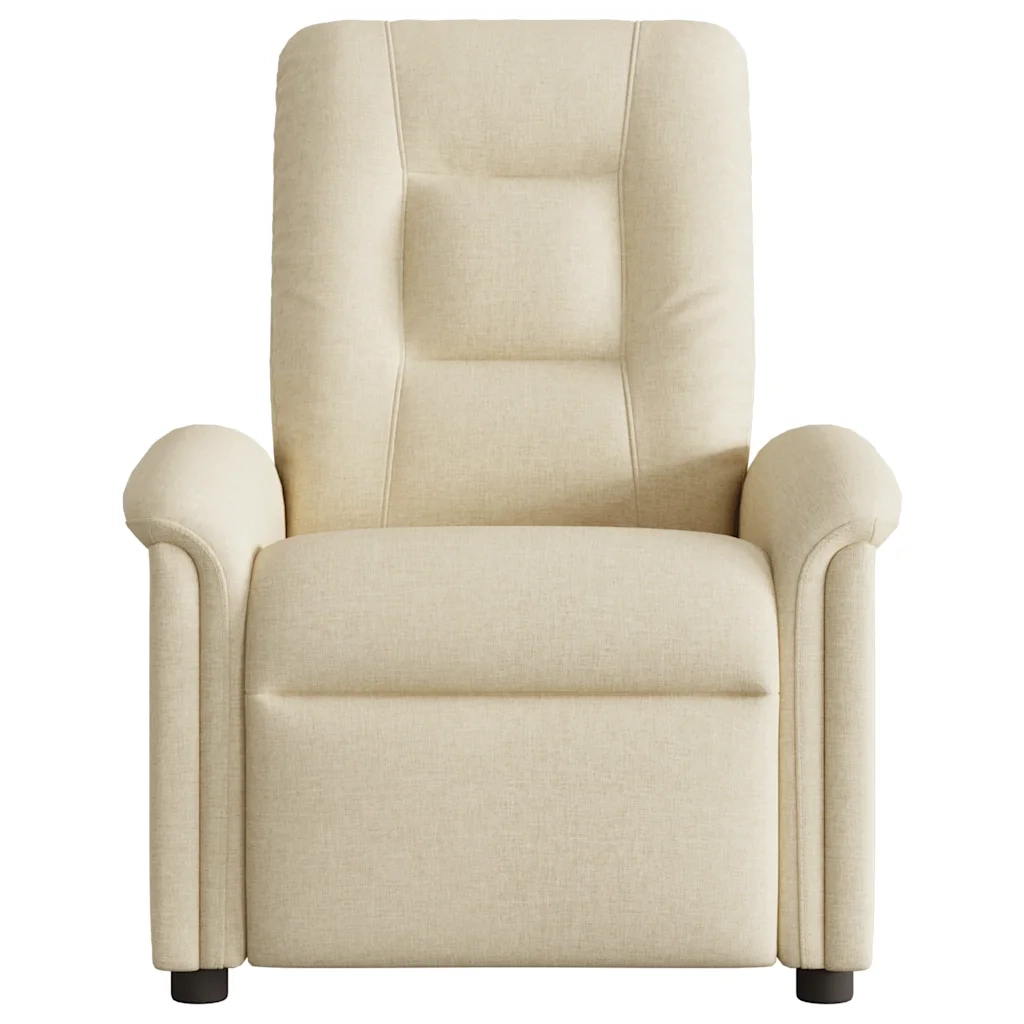 Poltrona Elettrica Reclinabile Crema in Tessuto 3303242