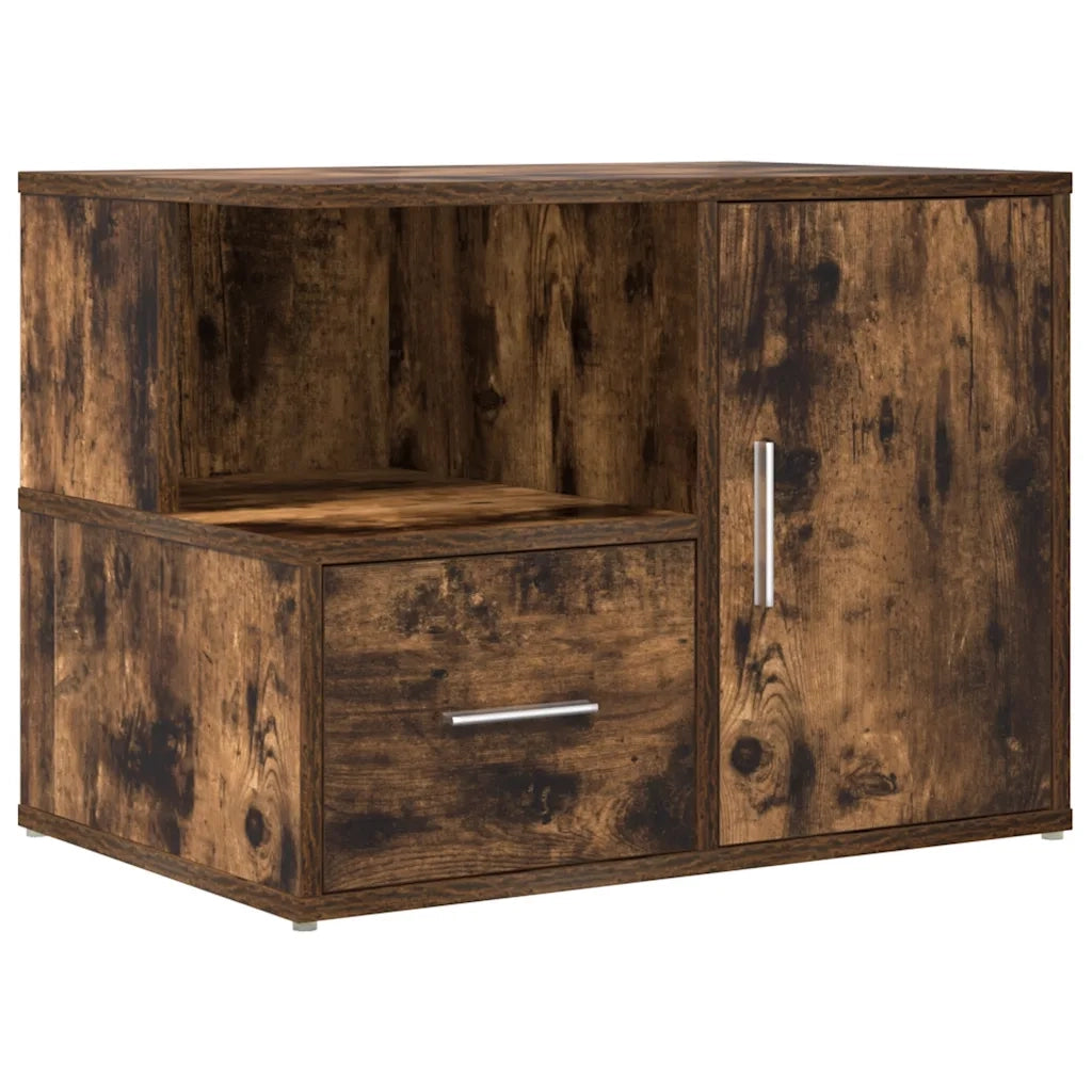 vidaXL Mobile Angolare Rovere Fumo 160x40x45 cm in Truciolato