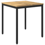 Tavolo da cena da giardino Bianco e Nero 70 x 68,5 x 75 cm 901756
