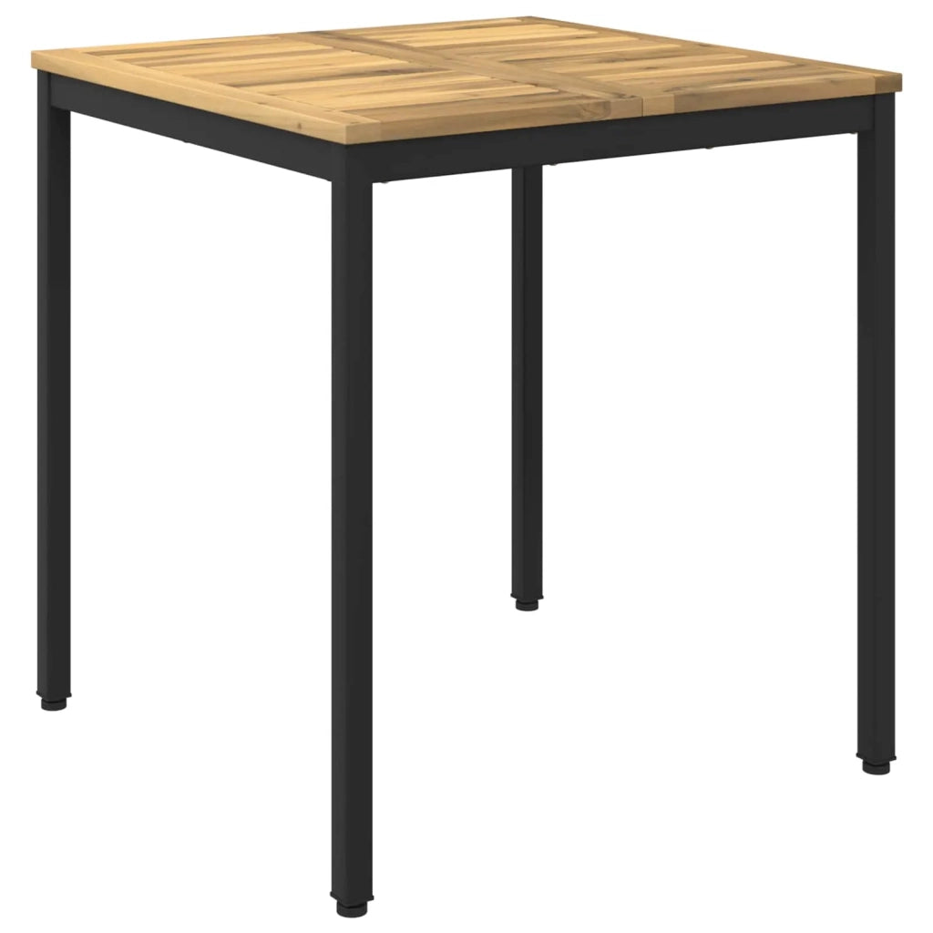 Tavolo da cena da giardino Bianco e Nero 70 x 68,5 x 75 cm 901756