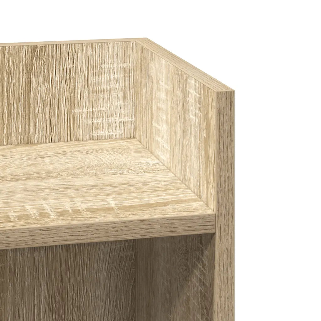 vidaXL Tavolini Laterali 2pz con Ripiano Rovere Sonoma 25,5x27x60 cm