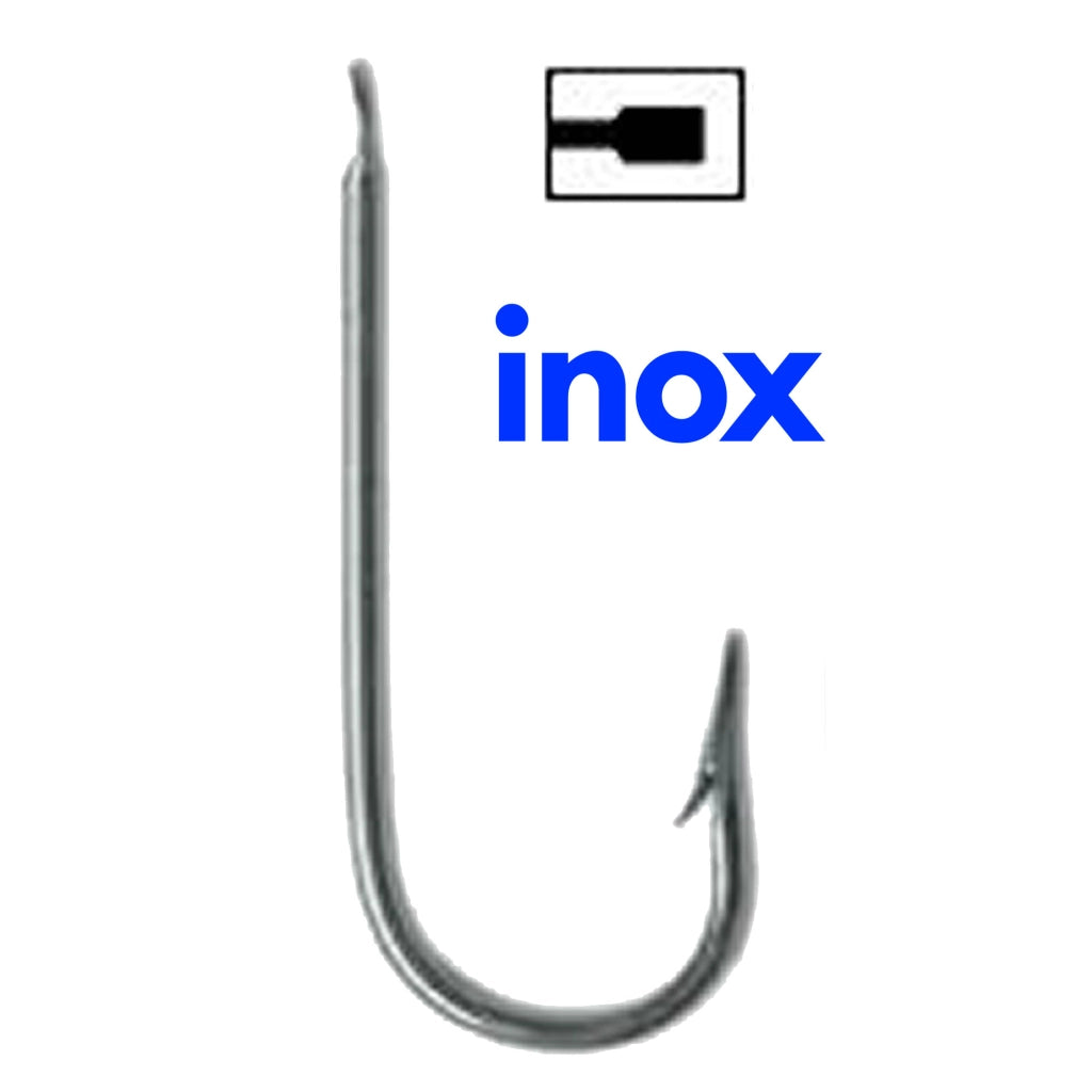 Ami inox serie 2315 n°10 confezione da 100 pezzi per palamito e palangaro