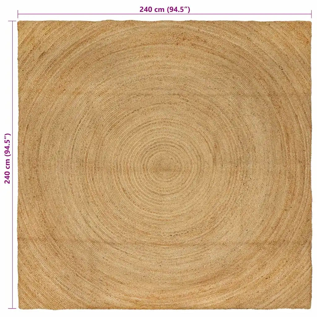 Tappeti per area Naturale 240 x 240 cm Juta 42010526