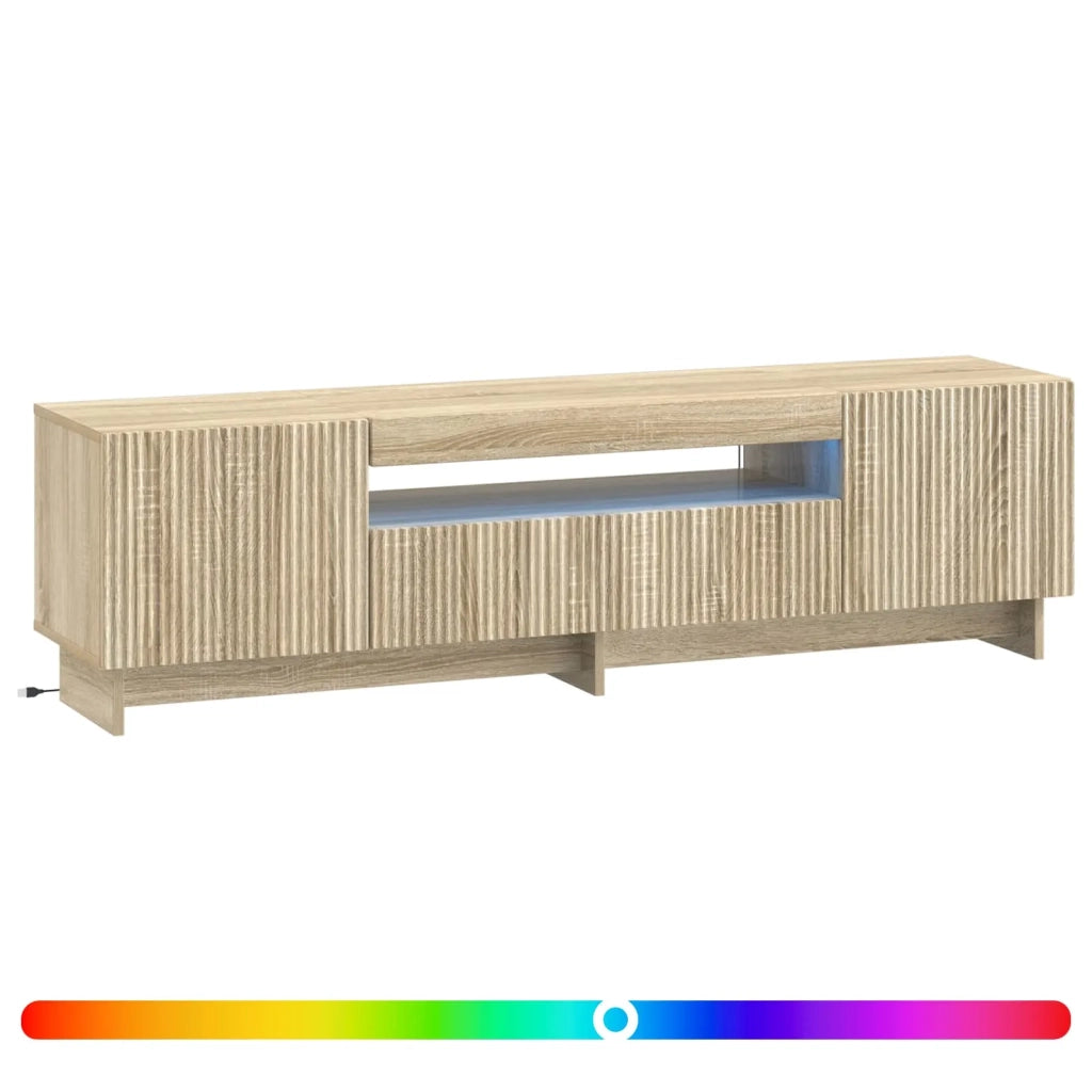 Mobile TV LED Rovere Sonoma Legno ingegnerizzato 896027