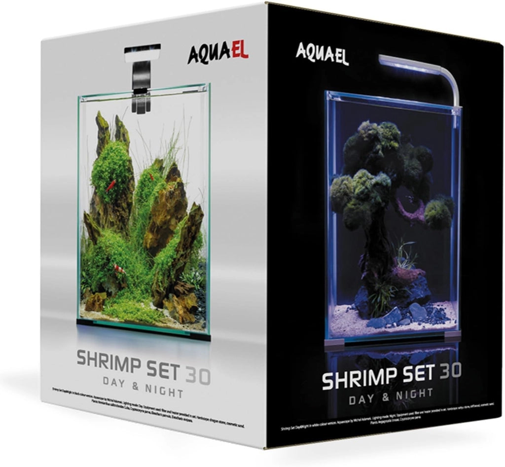 Aquael Shrimp Set Smart Day&Night 30 litri cm29x29x35h Colore: Nero