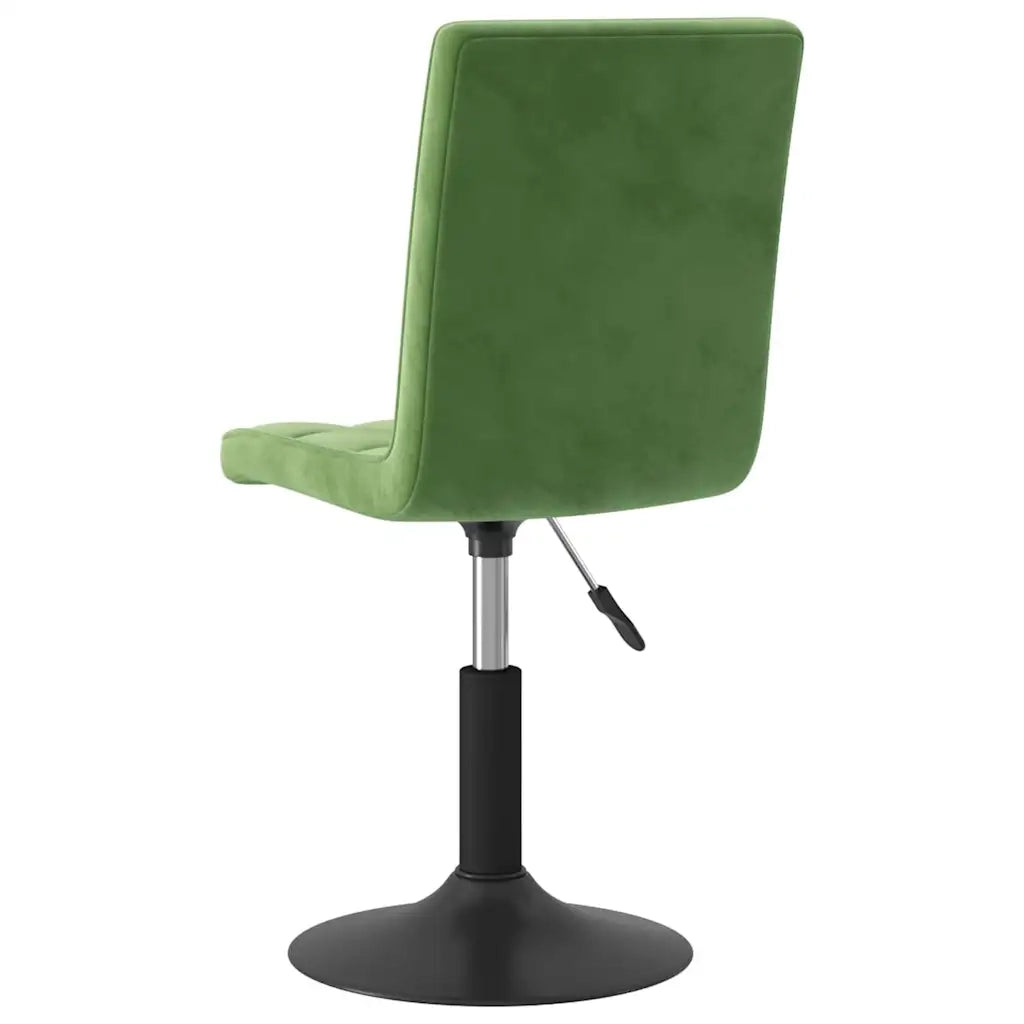 Sedie da Pranzo Girevoli 2 pz Verde Scuro in Velluto 335744