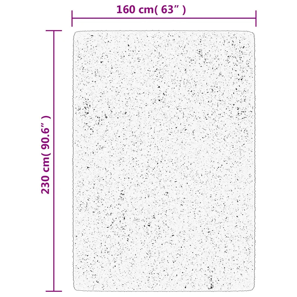 Tappeto del soggiorno | Tappeto OVIEDO a Pelo Corto Nero 160x230 cm