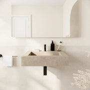 Lavabo sospeso in hpl 70cm effetto cemento | Baikal