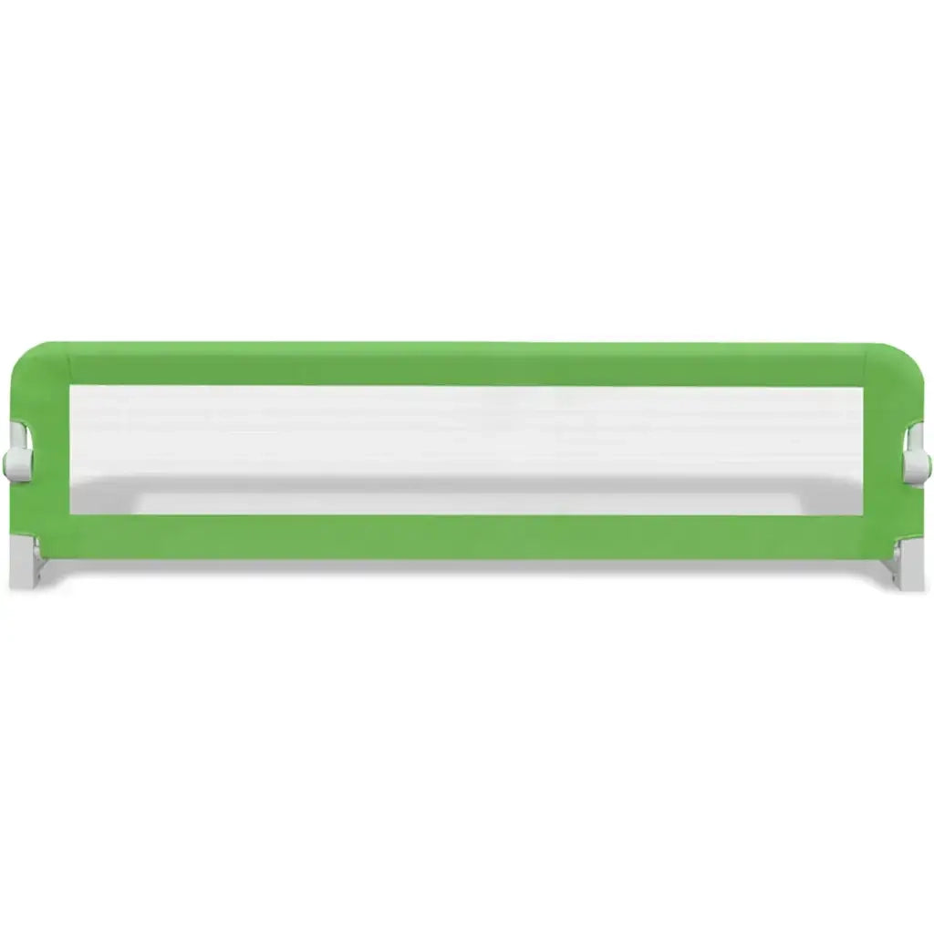 Sponde Letto per la Sicurezza dei Bambini 2 pz Verde 150x42 cm 276084