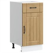 Mobile da cucina Lucca 40 x 46 x 81,5 cm pratico contenitore piedini regolabili stile rovere artigianale 02_0050071