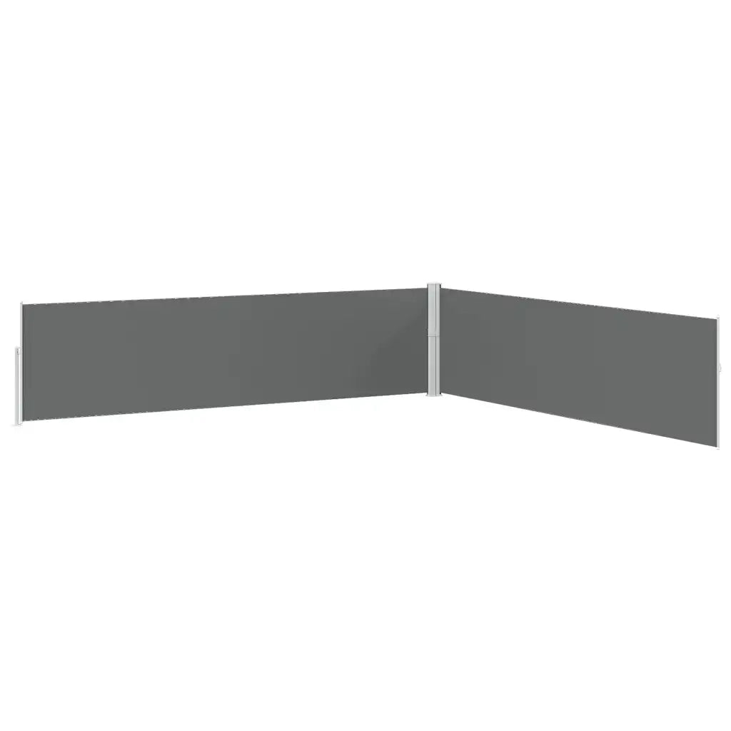 Tenda Laterale Retrattile per Patio 170x1200 cm Antracite