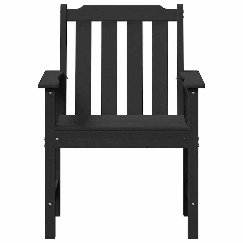 Sedia da Giardino 4 pcs Nero 65.5 x 59 x 88 cm Polietilene 3335796