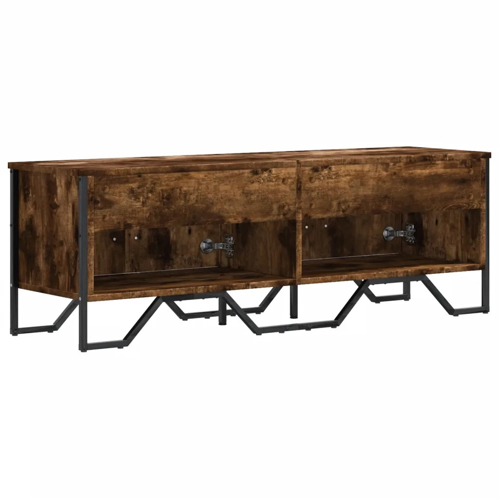 Mobile TV | Armadietto TV | Mobile Porta TV Rovere Fumo 122x34x41 cm in Legno Multistrato