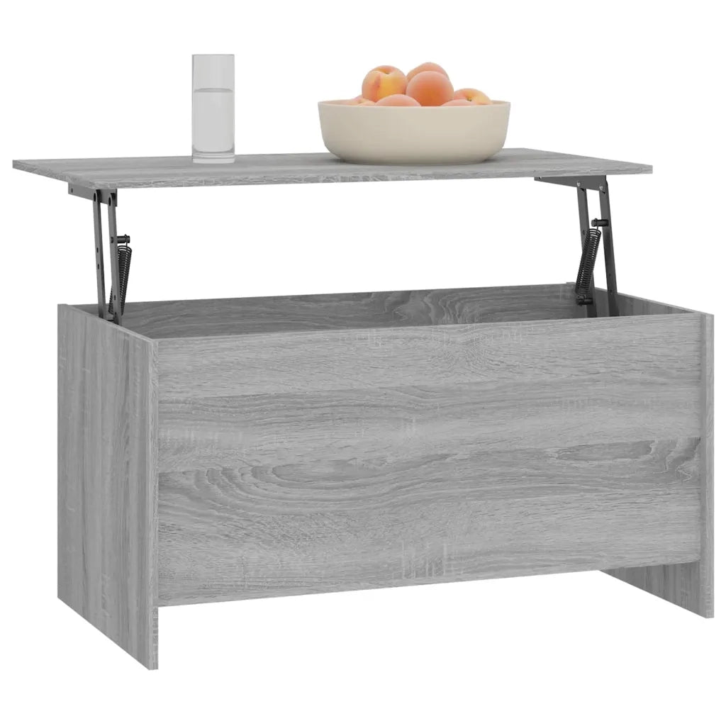 Tavolino Grigio Sonoma 102x55,5x52,5 cm in Legno Multistrato cod mxl 16034