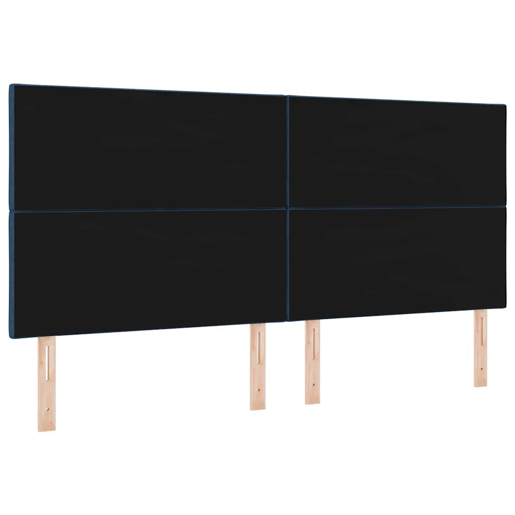 Testiera Blu 200 cm Tessuto 3337957