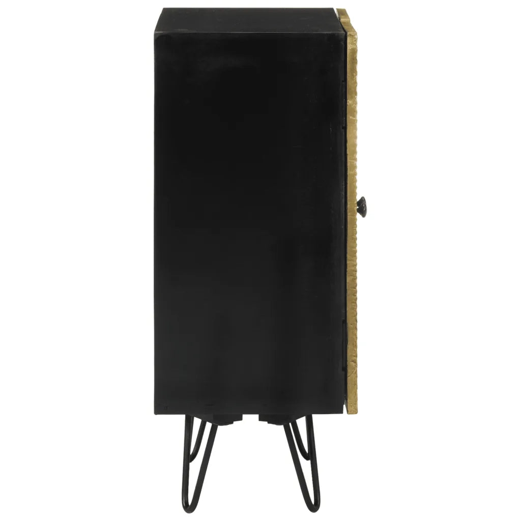 Credenza 55x30x75 cm in Legno Massello di Mango 351623