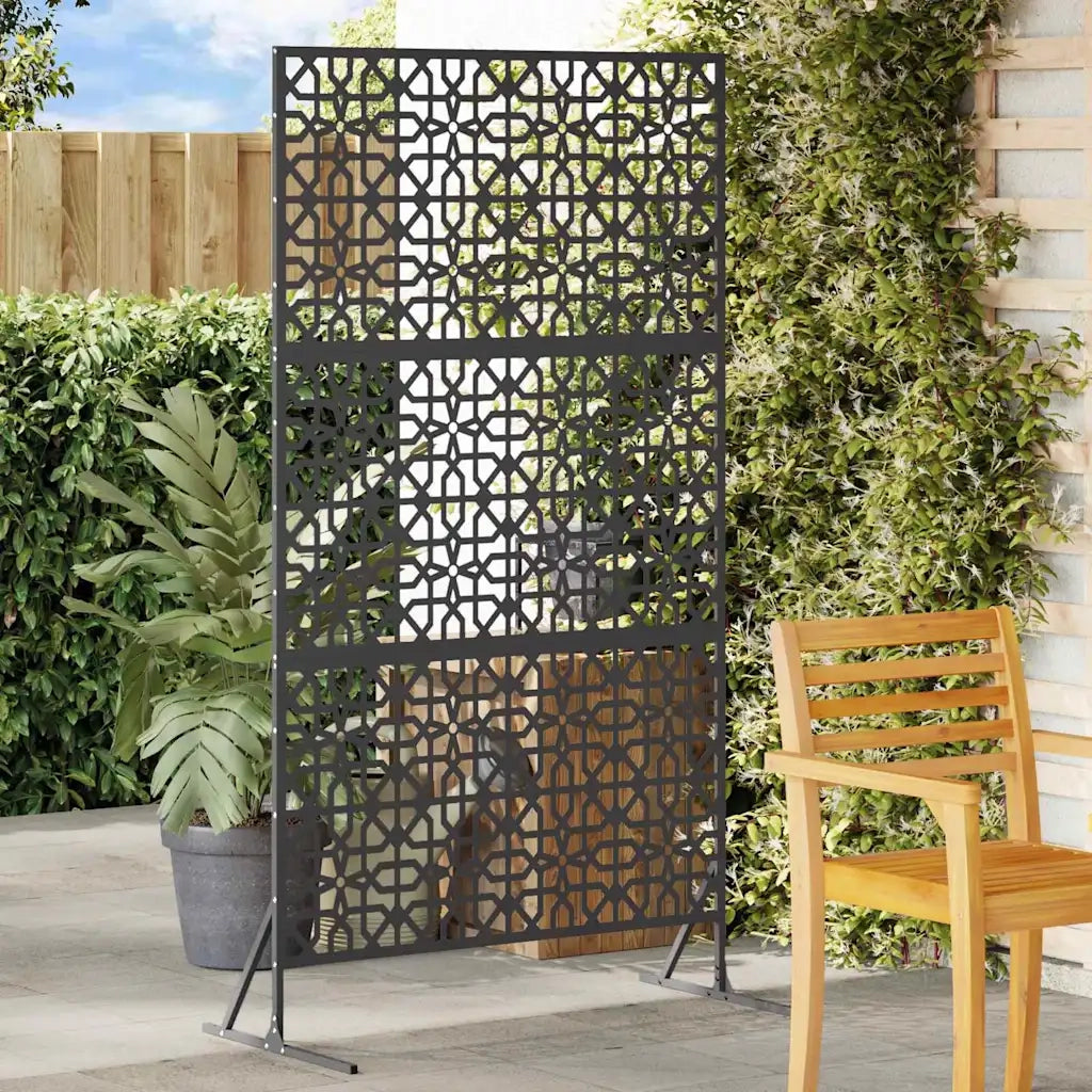Schermo per Privacy Nero 100 x 50 x 180 cm Acciaio CFW2634928