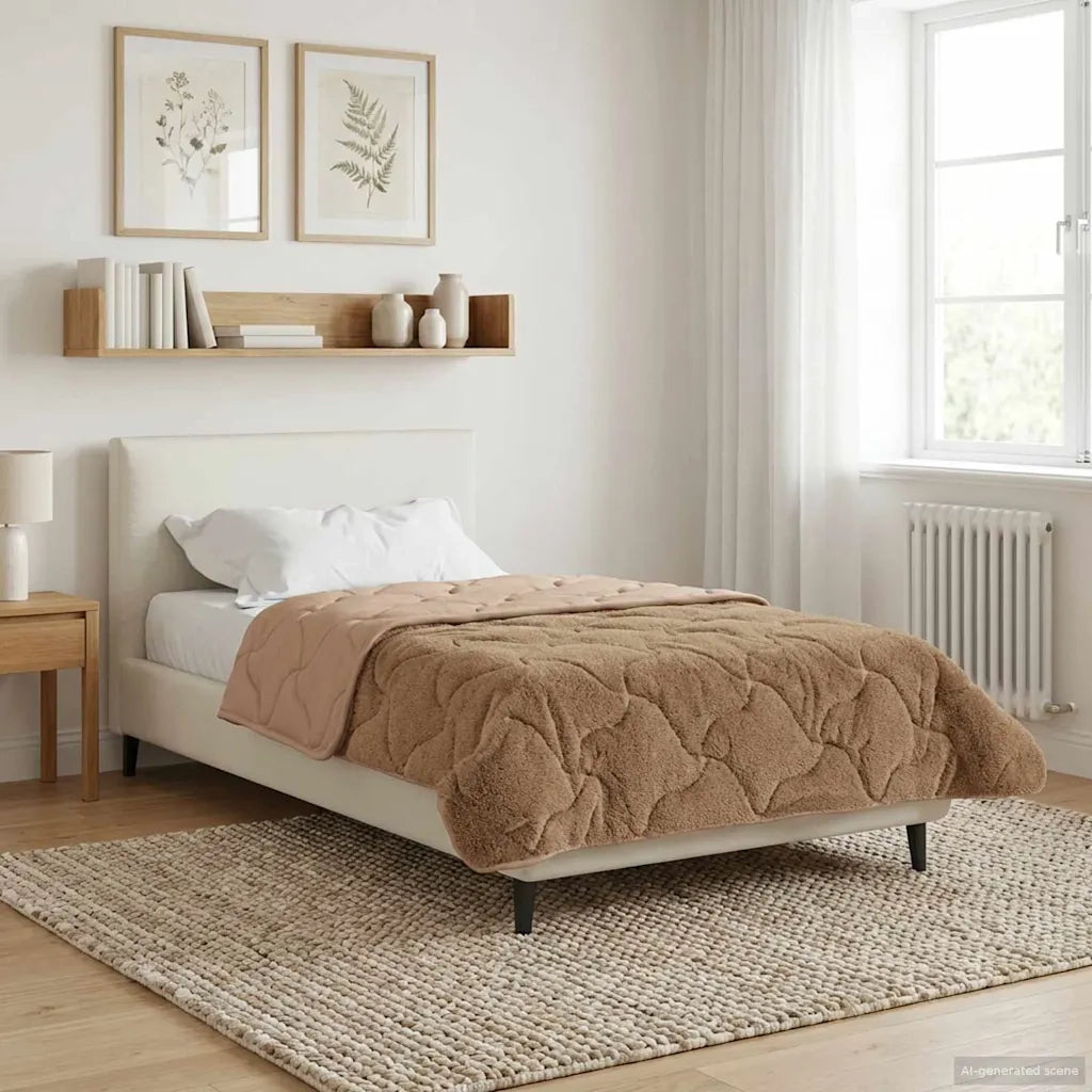 Duvet Estivo Talpa 135 x 200 cm Microfibra e Fleece Teddy 42026205
