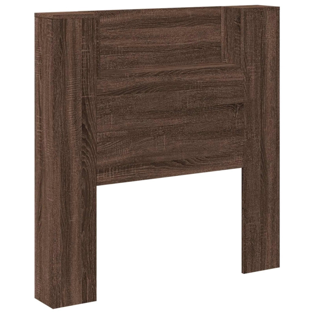 Testiera Letto Rovere Marrone Legno ingegnerizzato