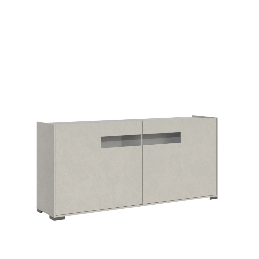 Madia 4 ante 174x40x81 cm cashmere - RIFLESSO