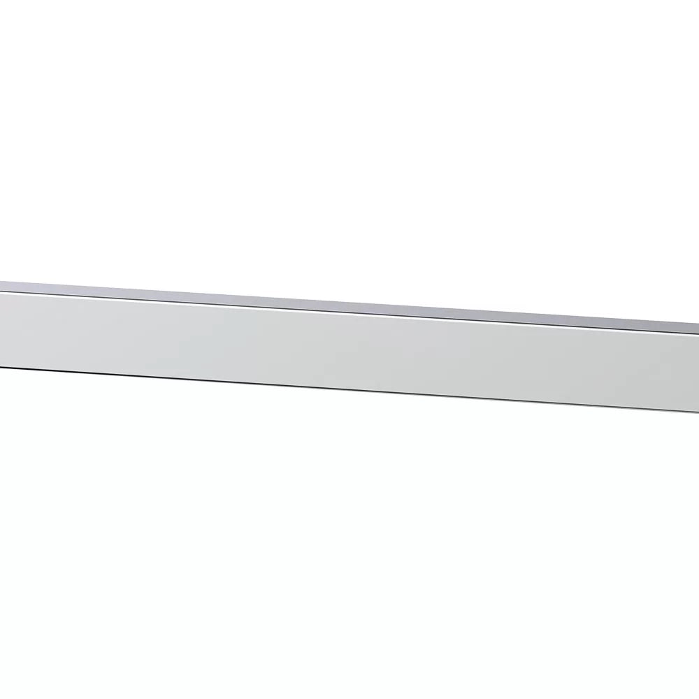 Braccio doccia quadrato lungo 40 cm con rosone