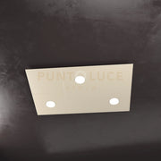 ECCENTRIC APPLIQUE-PLAFONIERA 3 LUCI + 3 DECORATIVO SABBIA 1156-3L3D-SA
