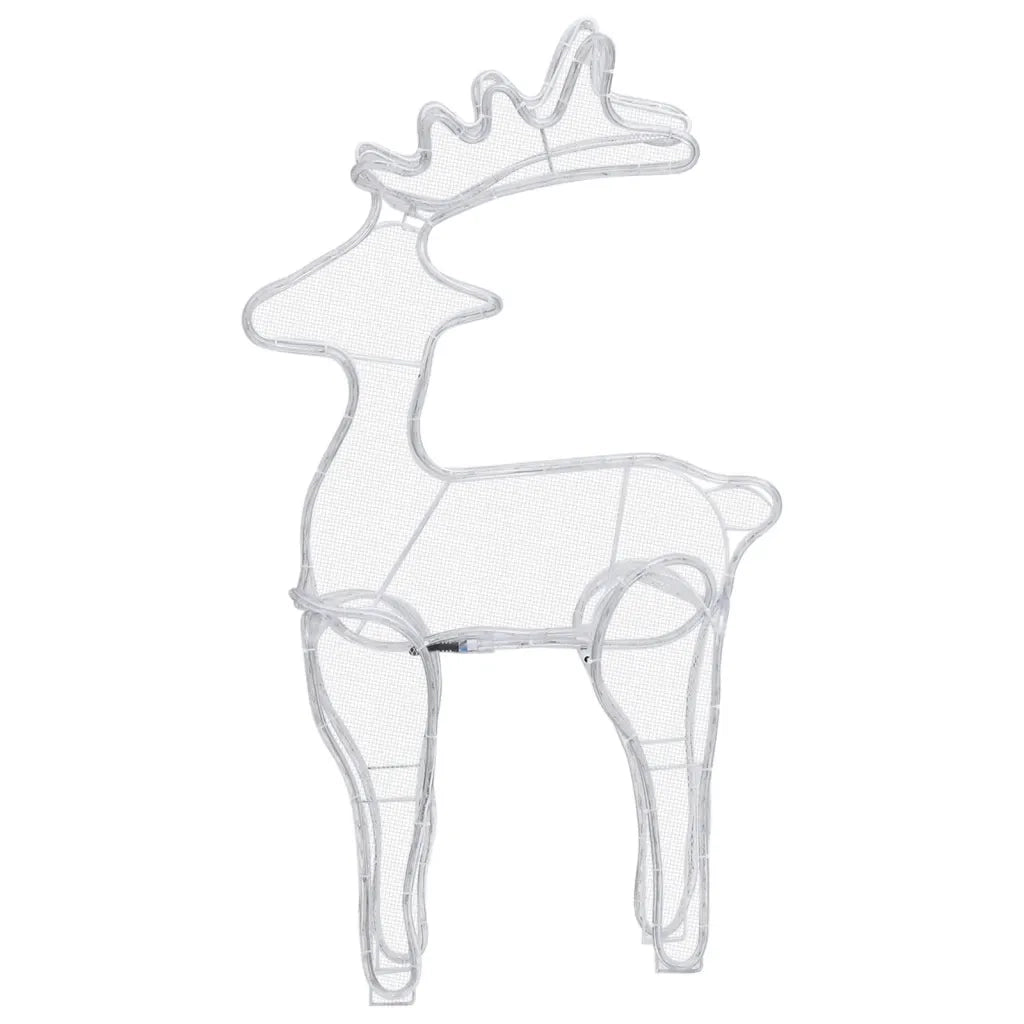 Decorazione Natalizia Renna in Rete con 306 LED 60x24x89cm 329823