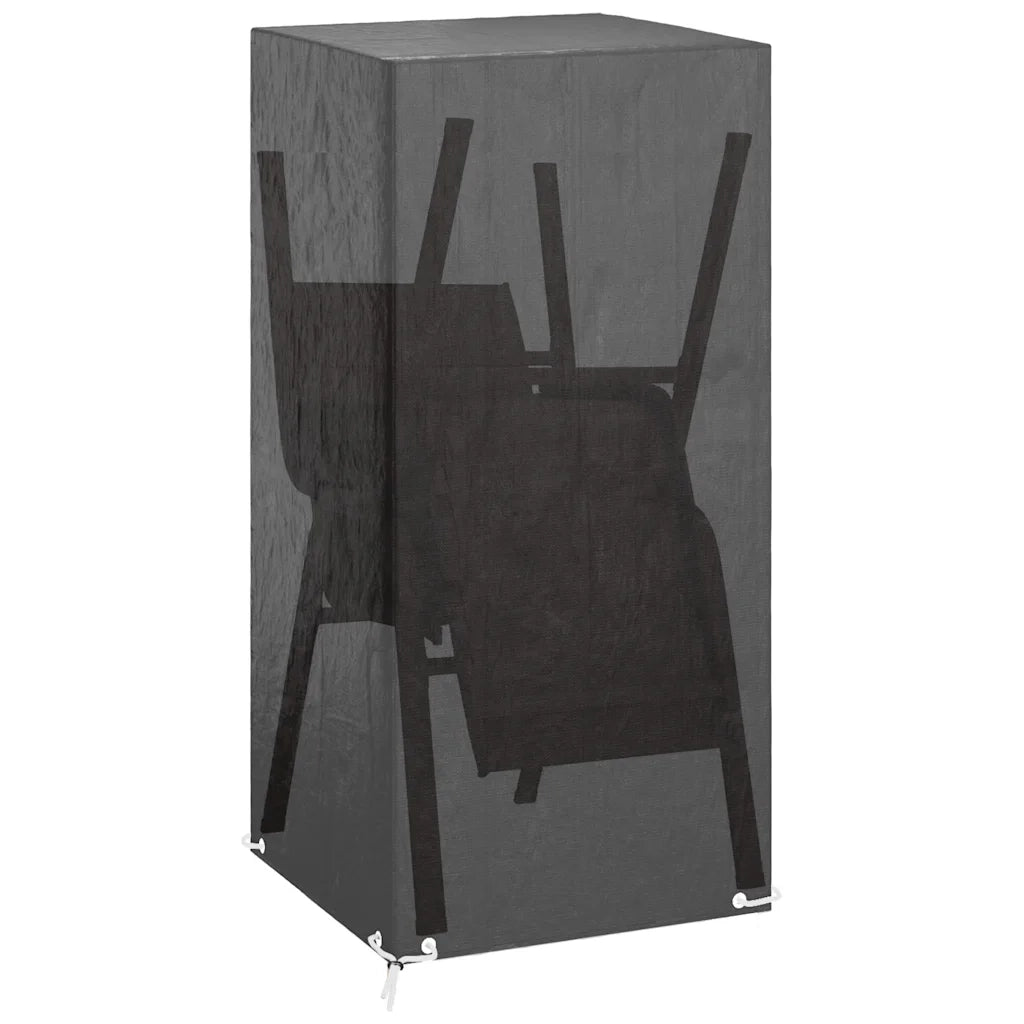 Copri Sedia da Giardino 8 Occhielli 75x70x140 cm Polietilene