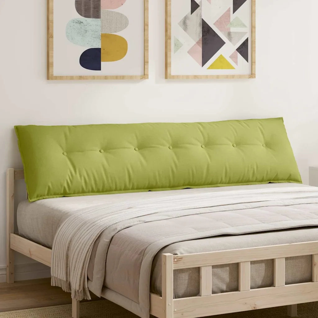 Cuscino per Schiena | Cuscino dorsale Verde chiaro 200 x 19 x 50 cm Tessuto